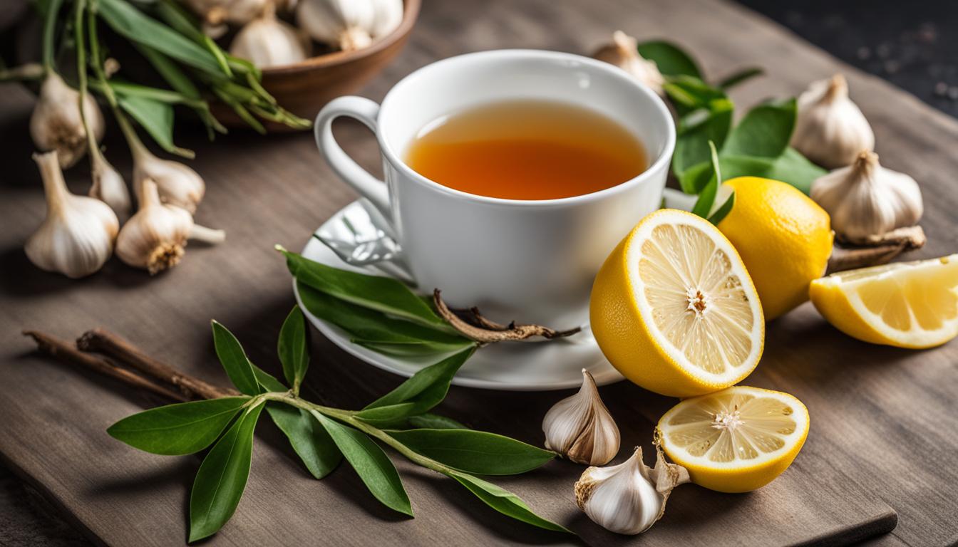 benefici tisana aglio e limone